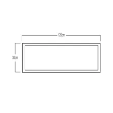 Slim Led Panel Band 40W 120X30x9cm 3000/4000/6500K 3CCT 175-265V 120° Sidelight