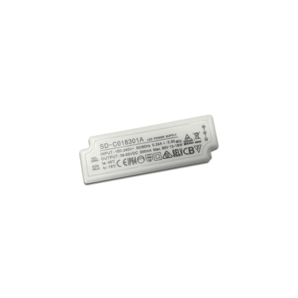 LED driver για 18W πάνελ 300mΑ DC24-72V,AC85-265V