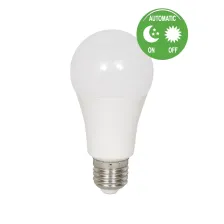 Λαμπτήρας Band Led A60 Με Φωτοκύτταρο E27 9W 6000K  d6h11cm 230V