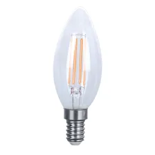 Λαμπτήρας Band Led Filament Κερί Διάφανο E14 4W 2700Κ 360°  d3.5h10cm 230V