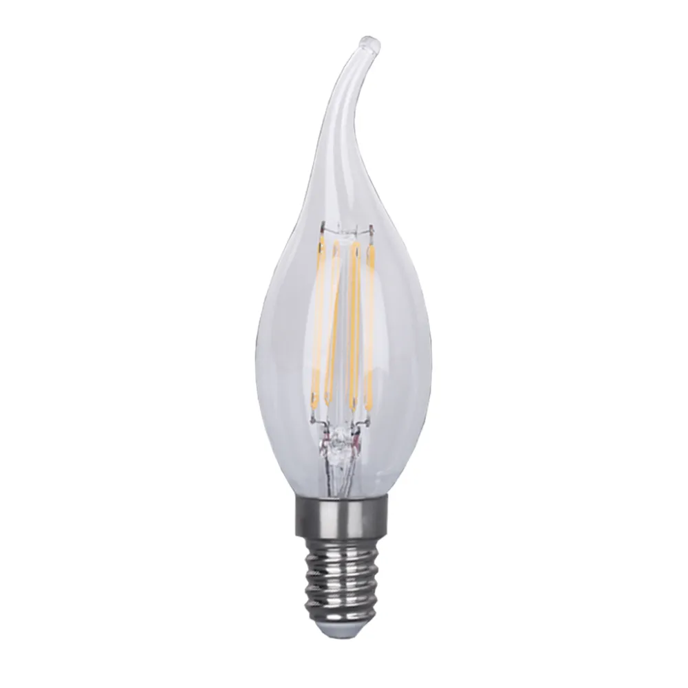 Λαμπτήρας Band Led Filament Κερί Deco E14 4W 2700K 360°  d3.5h.12cm 230V