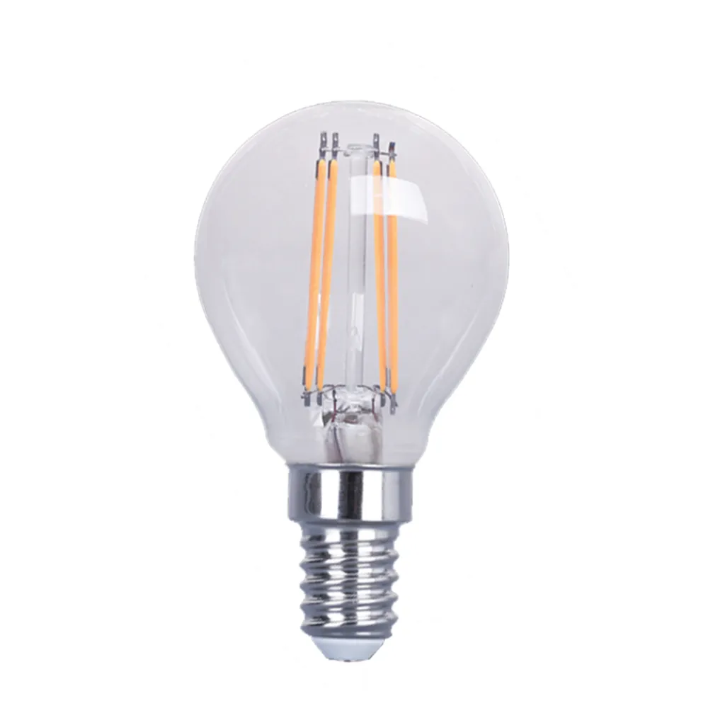 Λαμπτήρας Band Led Filament Σφαιρική Διάφανος E14 4W 2700K 360°  d4.5h7.5cm 230V