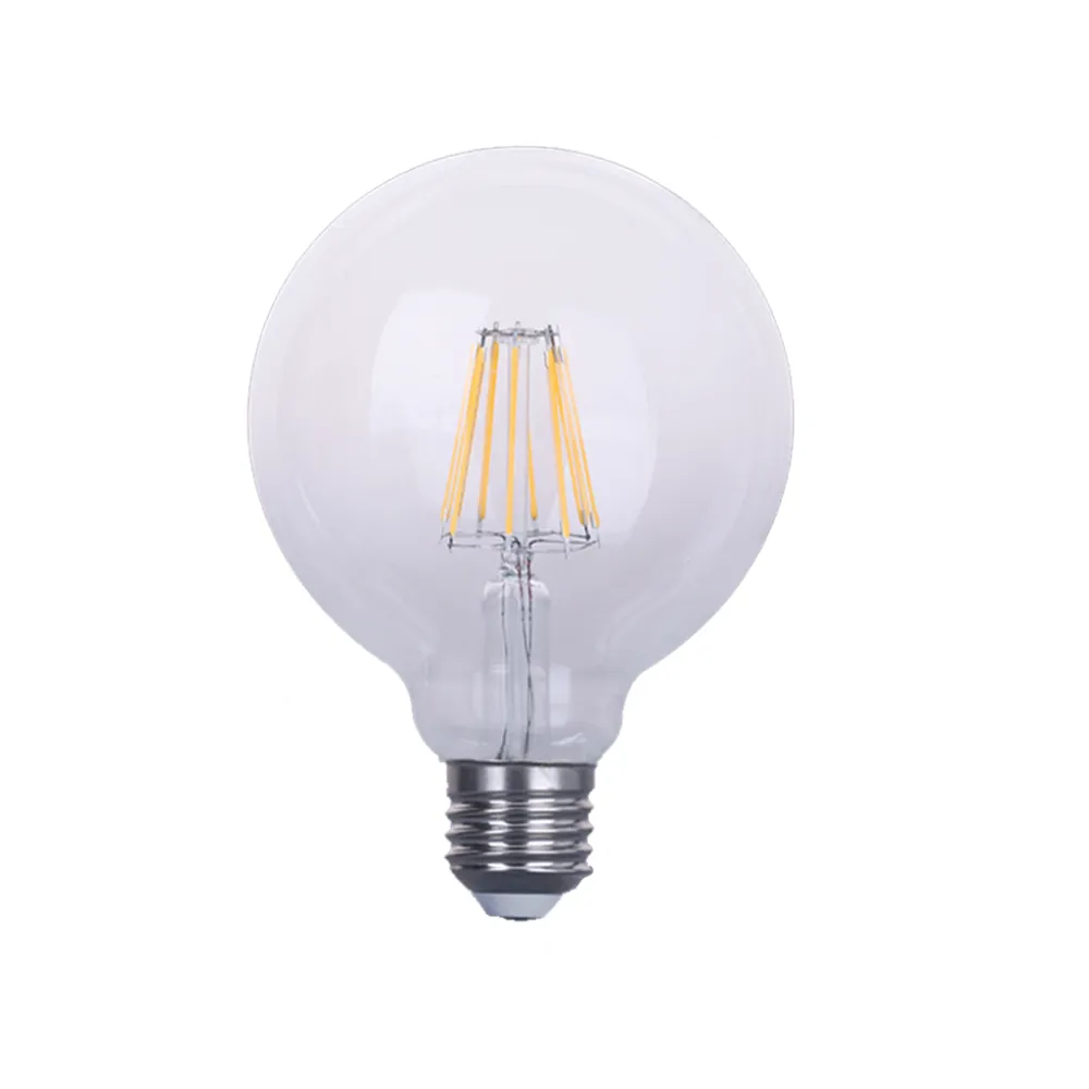 Λαμπτήρας Band Led Filament Διάφανος G95 E27 8W 2700K 360°  d9.5h13.5cm 230V@@