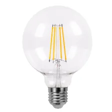 Λαμπτήρας Band Led Filament Διάφανος G95 E27 8W 2700K 360°  Dim d9.5h13.5cm 230V