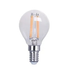 Λαμπτήρας Band Led Filament Σφαιρκός Διάφανος E14 4W 4000K 360°  d4.5h7.5cm 230V