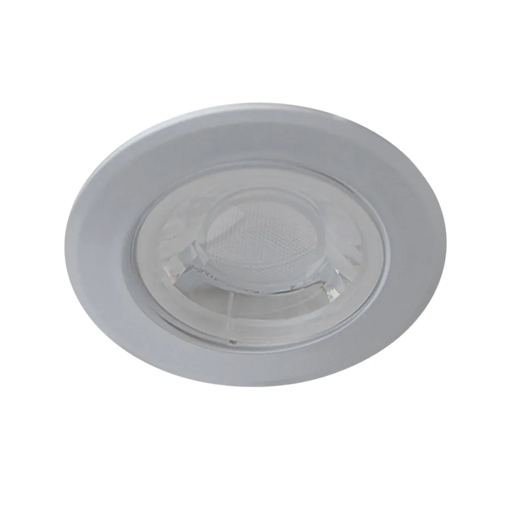 Χωνευτό Φωτιστικό Downlight Led Band Ασημί 8W 4000K 38° IP43 h5d7.8cm Κοπή 6cm