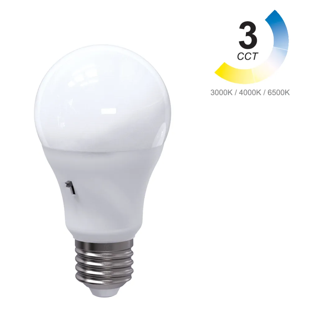 Λαμπτήρας Band Led A60  Ε27 15W Επιλογής 3CCT 3000/4000/6500Κ 230°  d6h11.2cm 230V