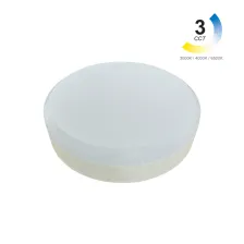 Λαμπτήρας Band Led GX53 9W Επιλογής 3CCT 3000/4000/6500Κ d7.3h2.9cm 180-260V