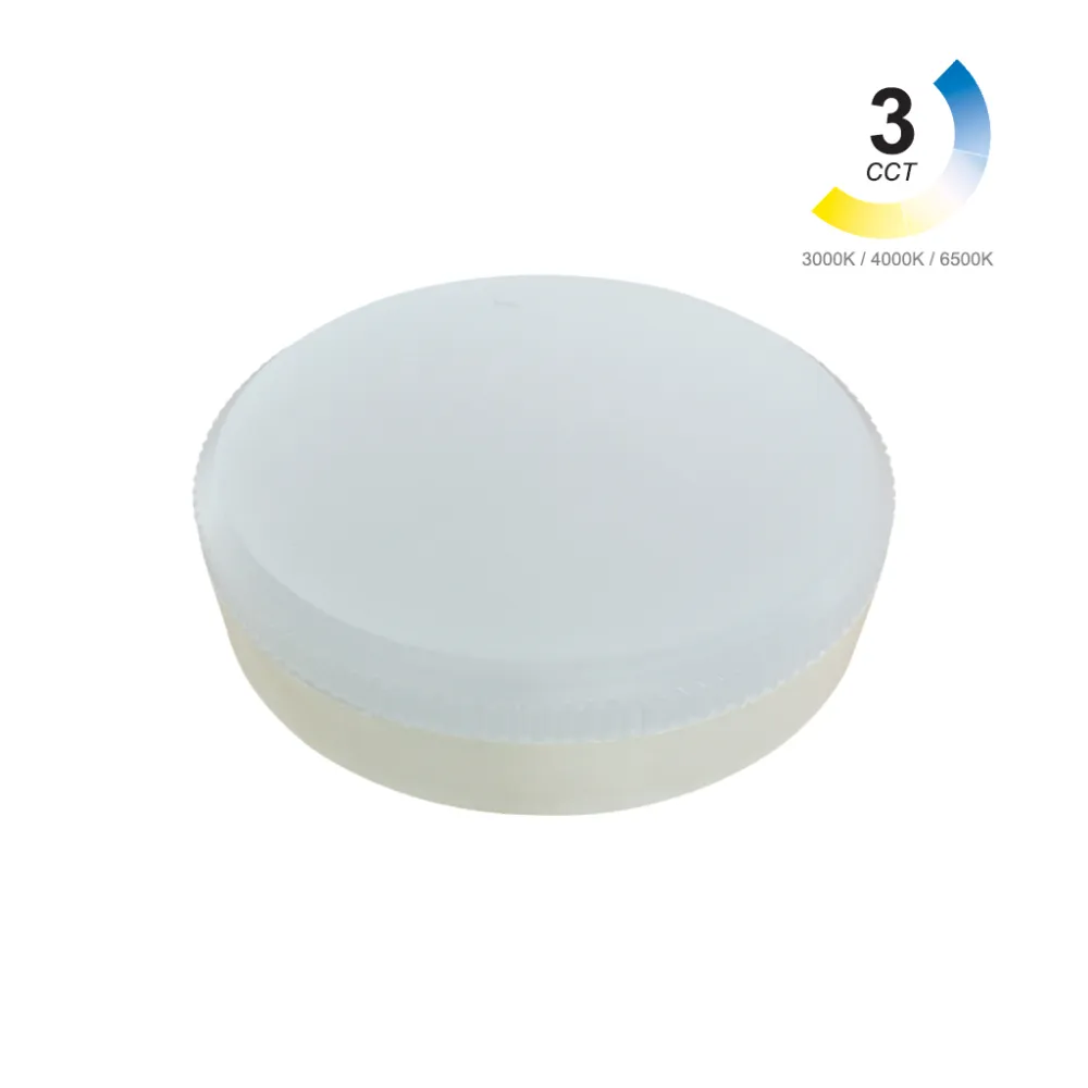 Λαμπτήρας Band Led GX53 9W Επιλογής 3CCT 3000/4000/6500Κ d7.3h2.9cm 180-260V