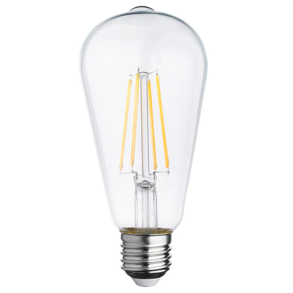 Λαμπτήρας Band Led Filament Διάφανη ST64  E27 8W 2700K 360°  d6.4h14.2cm 230V