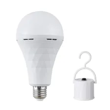 Λαμπτήρας Band Led A60 Emergency Λευκή E27 7W 6700K 230° 85-265V  h12d6cm,Με γάντζο κρέμασης 1200mAH