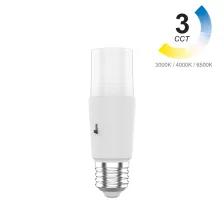 Λαμπτήρας Band Led T37  E27 9W 3CCT 3000/4000/6500K 230° d3.7h11.3cm 230V