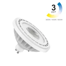 Λαμπτήρας Band Led AR-111 GU10 12W 3CCT 3000-4000-6000K 38°  d11.1h6.8cm 185-265V CRI80