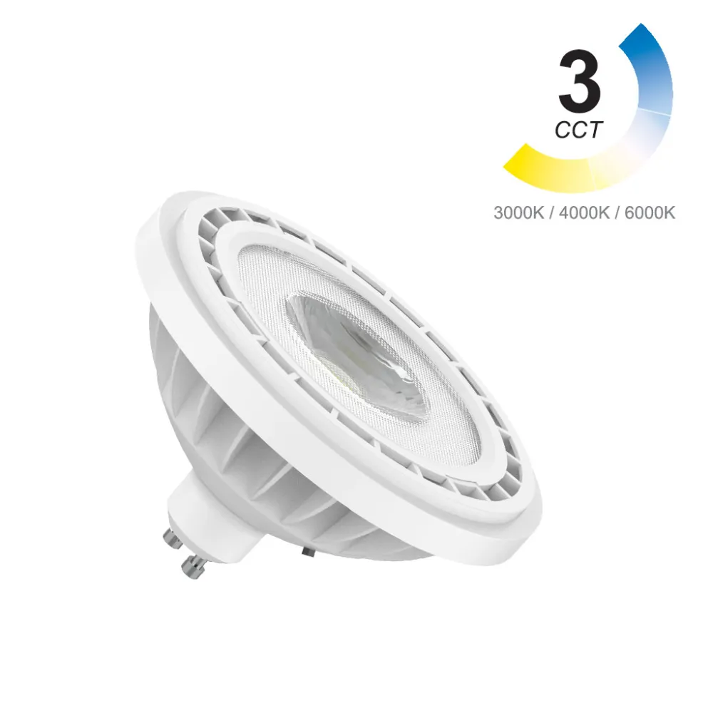 Λαμπτήρας Band Led AR-111 GU10 12W 3CCT 3000-4000-6000K 38°  d11.1h6.8cm 185-265V CRI80