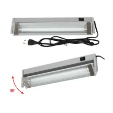 Φωτιστικό φθορίου SJQ ΜΕ ΔΙΑΚΟΠΤΗ 28W 4000K Ασημί@