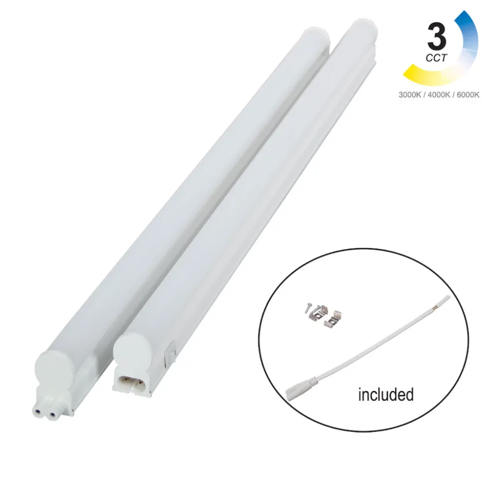 Φωτιστικό Τ5 Led Band 9W 3CCT 3000-4000-6000K 60cm Με Καλώδιο 18cm 180-265Volt