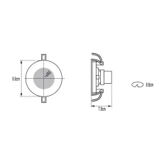 Ηχείο οροφής Λευκό 2.5'' 3W