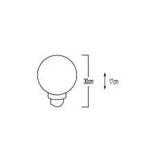 Επίτοιχο Φωτιστικό Χρυσό E27 NF-1801 P Max 15W IP65