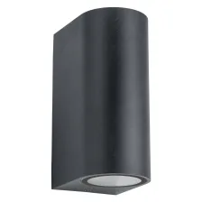 Επίτοιχο Φωτιστικό Hip 2xGU10 IP44 Ανθρακί Max2X20W h15w6.8d9.2cm