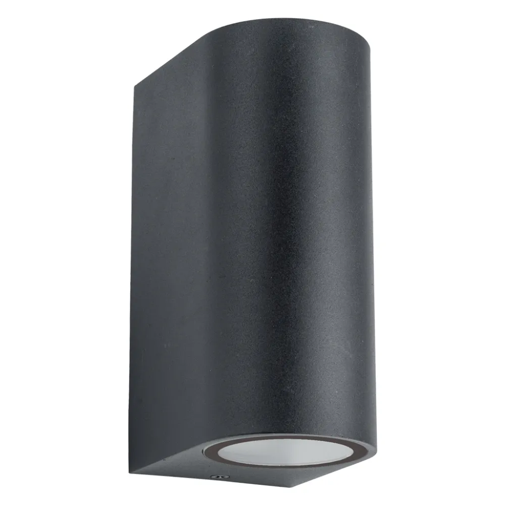 Επίτοιχο Φωτιστικό Hip 2xGU10 IP44 Ανθρακί Max2X20W h15w6.8d9.2cm