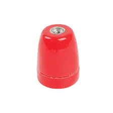 Ντουί Πορσελάνης Ε27 Μ10 (1/8'') Κόκκινο