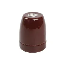 Ντουί Πορσελάνης Ε27 Μ10 (1/8'') Καφέ