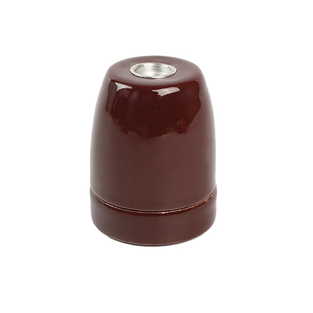 Ντουί Πορσελάνης Ε27 Μ10 (1/8'') Καφέ