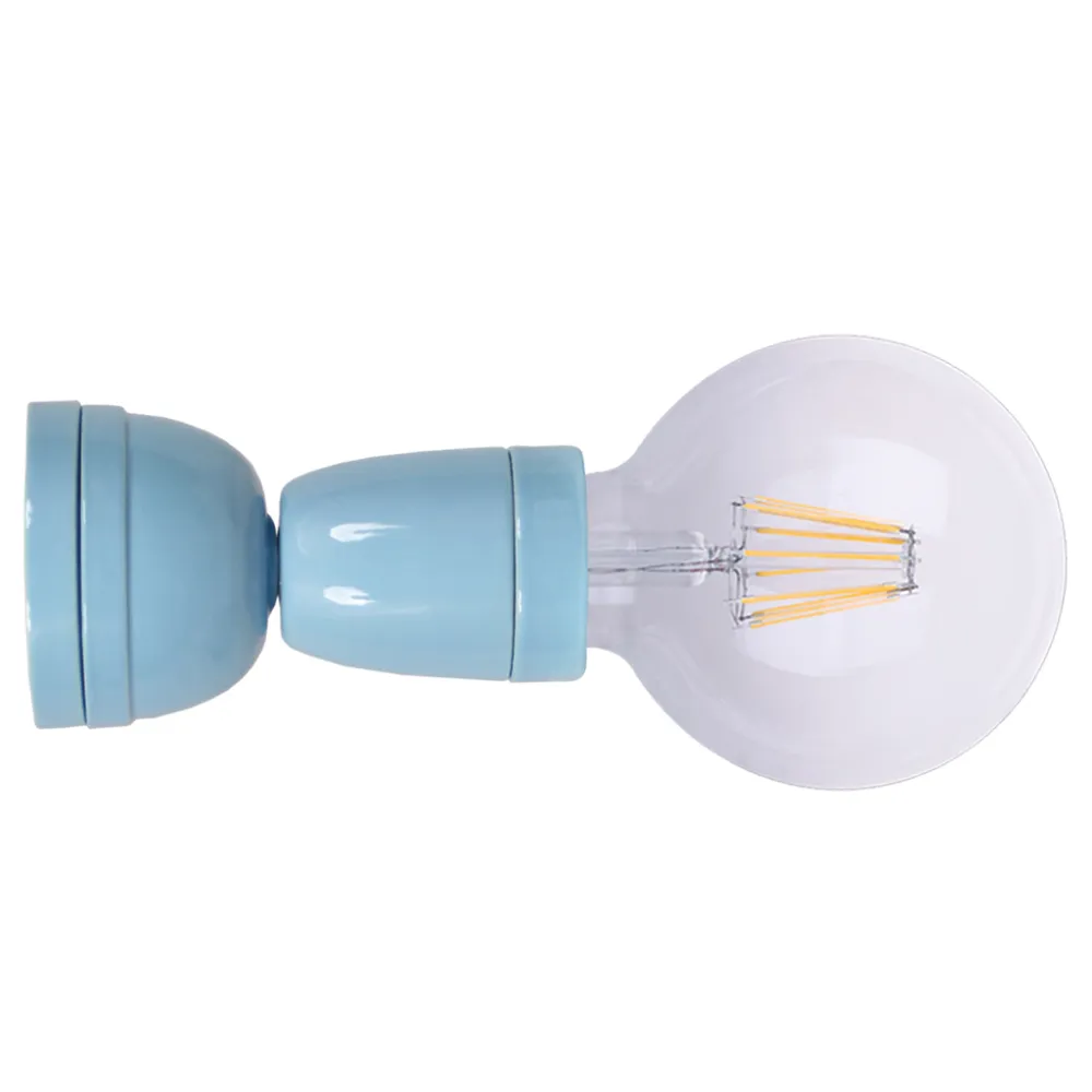 Φωτιστικό Πορσελάνης Iris Ε27 Γαλάζιο