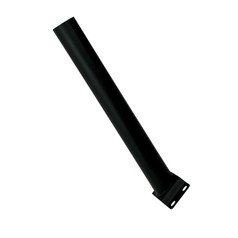 Μαύρος επίτοιχος μεταλλικός βραχίονας Φ60mm μήκος 45cm