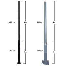 Ιστός Τηλεσκοπικός Φ90/Φ60 3,00μ Θυρίδα Βαμμένος