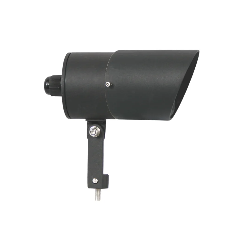 Φωτιστικό Fabric-1 GU10 Μαύρο IP65 20cm 3x0.75mm2 με Στυπιοθλίπτη & Ασύμετρο κάλυμμα max 50W