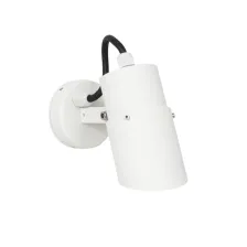 Φωτιστικό Fabric-1 GU10 Λευκό IP65 20cm 3x0.75mm2 με Στυπιοθλίπτη & Ασύμετρο κάλυμμα max 50W