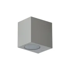 Επίτοιχο Φωτιστικό Matrix Ασημί IP44 GU10 7W