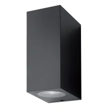 Επίτοιχο Φωτιστικό Matrix Μαύρο IP44 2xGU10 2x7W