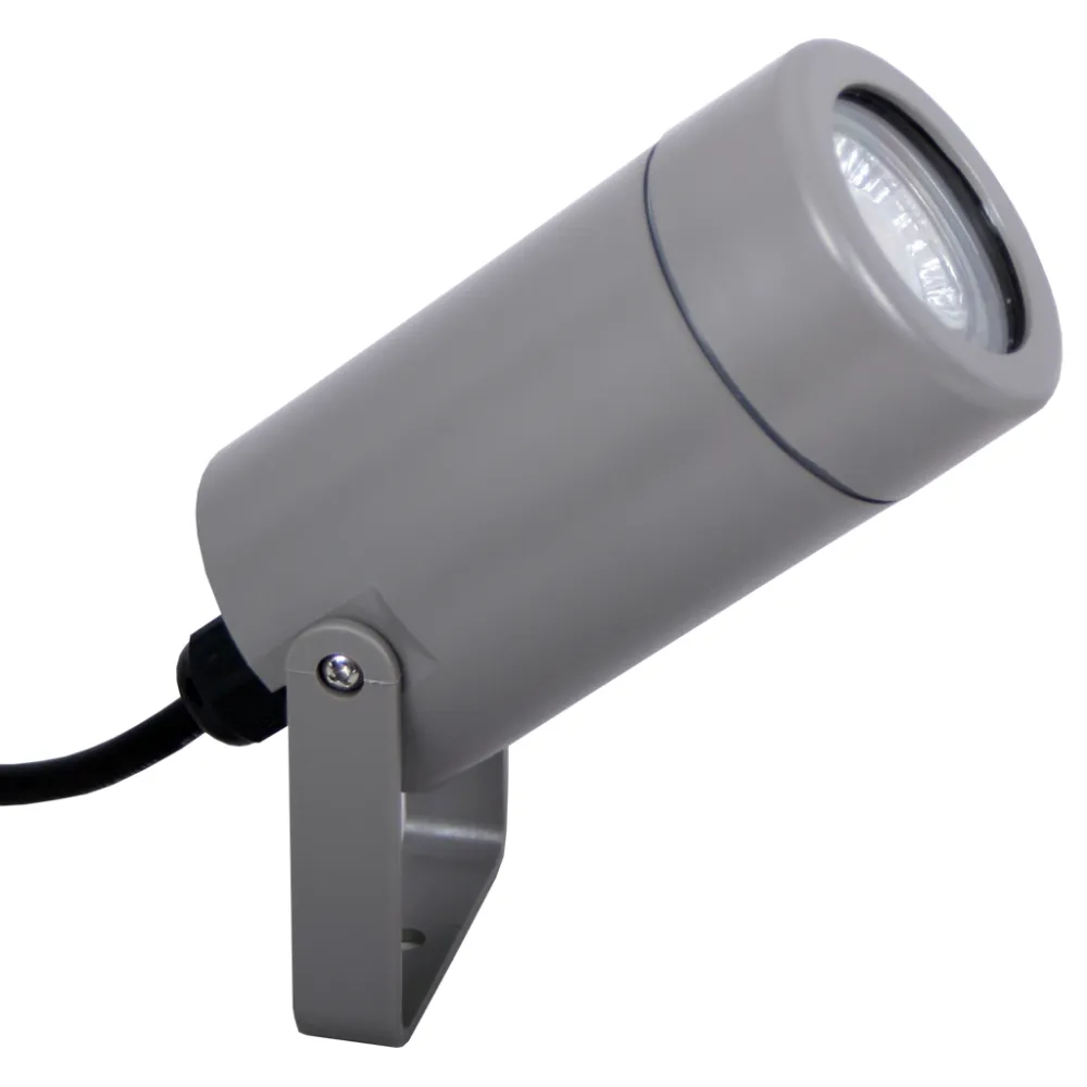 Κινητός Προβολέας Rio Gu10 ασημί IP65 Max 7W seaside class ABS/PC/GLA 30cm 2*0.75mm2 καλώδιο