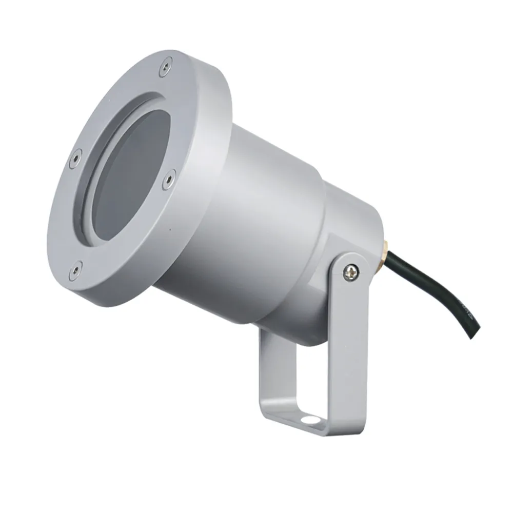 Κινητός Προβολέας Flash Ασημί IP65 Gu10  Max 7W Seaside Class ABS-ABS/PC/GLA 30cm 2*0.75mm2 Καλώδιο