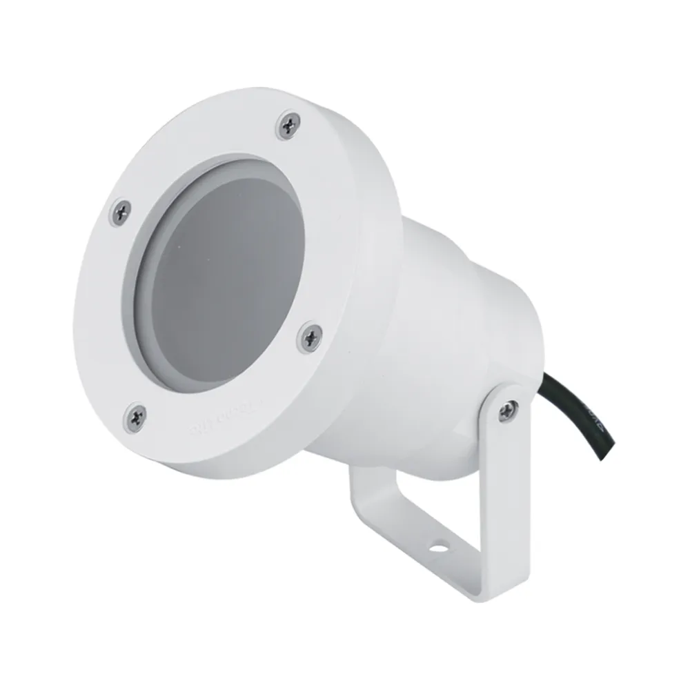 Κινητός Προβολέας Flash Λευκό IP65 GU10  MAX 7W  Seaside Class-ABS/PC/GLA 30cm 2*0.75mm2 καλώδιο