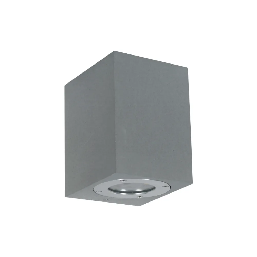 Επίτοιχο Φωτιστικό Sky Φυσικό Τσιμέντο IP65 GU10 max7w h12w9d10cm