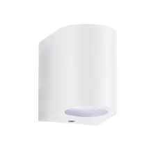 Επίτοιχο φωτιστικό Curba Λευκό IP44 GU10 max 7W ABS+PC seaside class h9x7cm