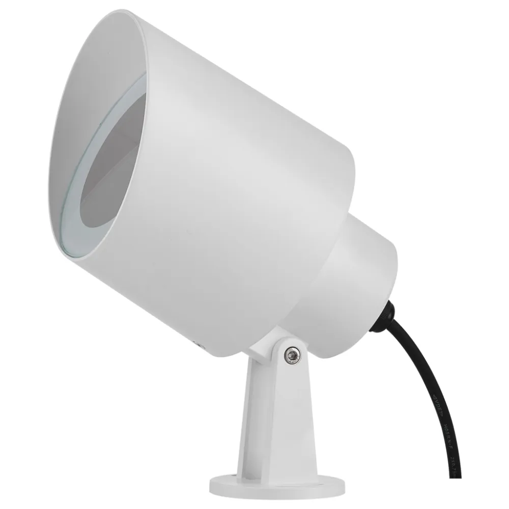 Spot Arian Λευκό IP65 GU10-ES-111/E27-PAR-30 MAX 15W seaside class-ABS/PC/GLA 30cm 2*0.75mm2 καλώδιο