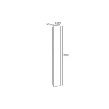 Φωτιστικό Επιφανειακής Τοποθέτησης Lino Led 13W 3000K Μαύρο IP65 l60d9,5h3,7cm 230V Class I 3έτη