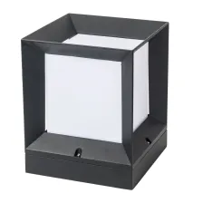 Φωτιστικό Εδάφους Cubo IP54 Ε27 Ανθρακί h27d22w22cm, Αλουμίνιο & PC,Max60W