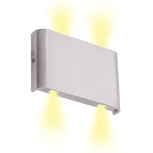 Στεγανό φωτιστικό επίτοιχο 4x1W Curve IP54 10° 230V