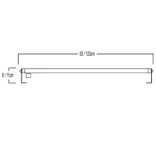 Φωτιστικό Lotus Led 18W 24Vdc 120cm 3000K 1 Στυπιοθλίπτης 1m 2x0.50mm2