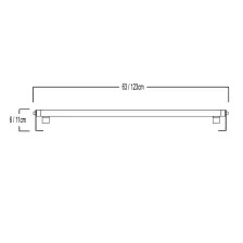 Φωτιστικό Lotus Led 18W 24Vdc 120cm 3000K 2 Στυπιοθλίπτες 1m 2x0.50mm2