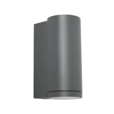 Επίτοιχο Φωτιστικό Flex Ανθρακί IP44 GU10 Max 35W  h14xd6CM