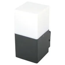 Επίτοιχο φωτιστικό Alfa Ανθρακί E27 IP44 MAX 15W LED@