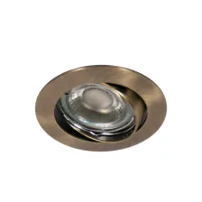 Χωνευτό κινητό φωτιστικό Rol 2 GU10 AB d8.3h2.2cm