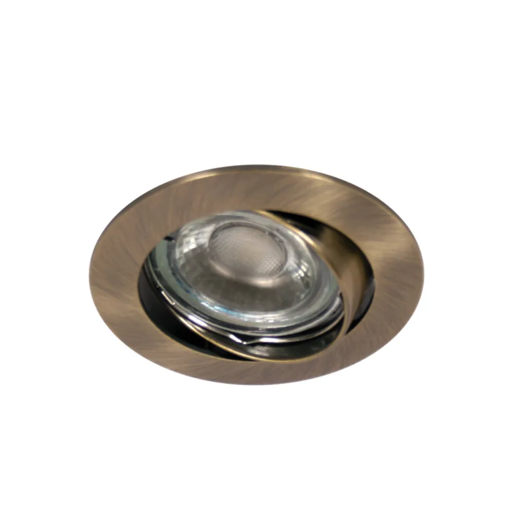 Χωνευτό κινητό φωτιστικό Rol 2 GU10 AB d8.3h2.2cm