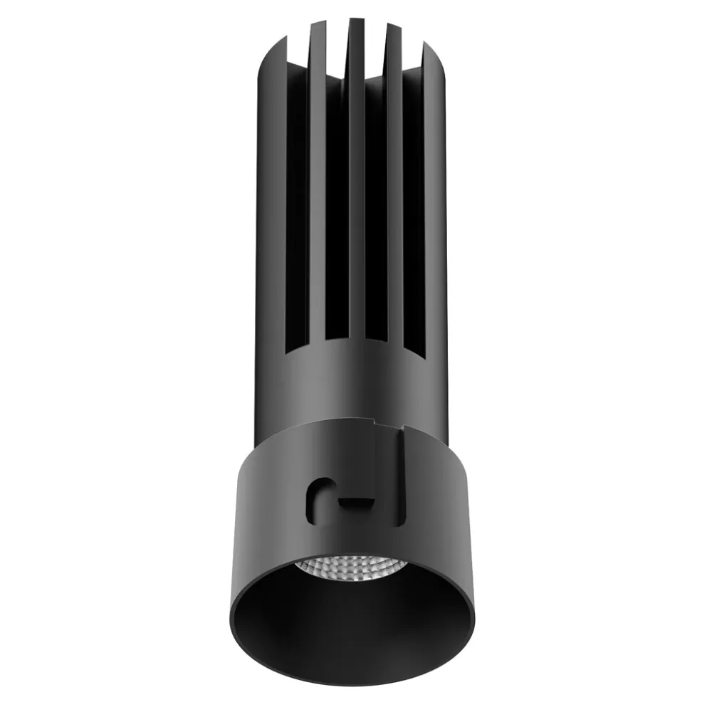 Χωνευτό Φωτιστικό Tera Μαύρο 6W 3000K 24° CRI90 150mA 30V  d2.6*h8cm 5έτη εγγύηση (Sandy)